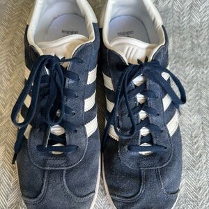 Adidas Gazelle Navy Blue Suede Sneakers - Worn Twice